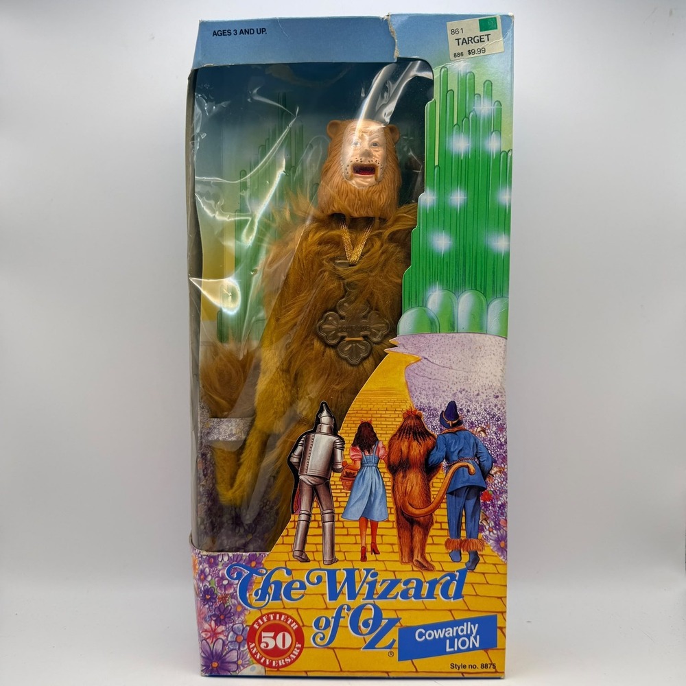 Multi Toys Cowardly Lion Doll, The Wizard of Oz (50th Anniversary) - Mislabeled